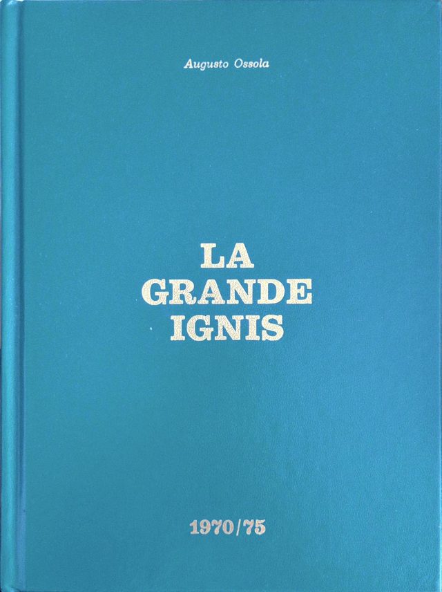 Copertina: Augusto Ossola — La grande Ignis